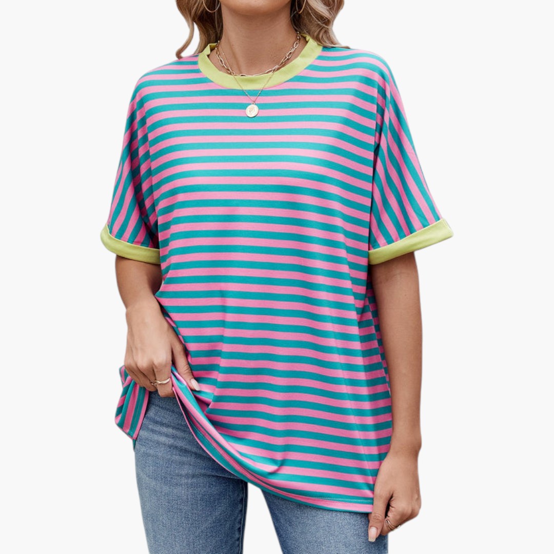 Women's Casual Striped T-Shirt for Everyday Style