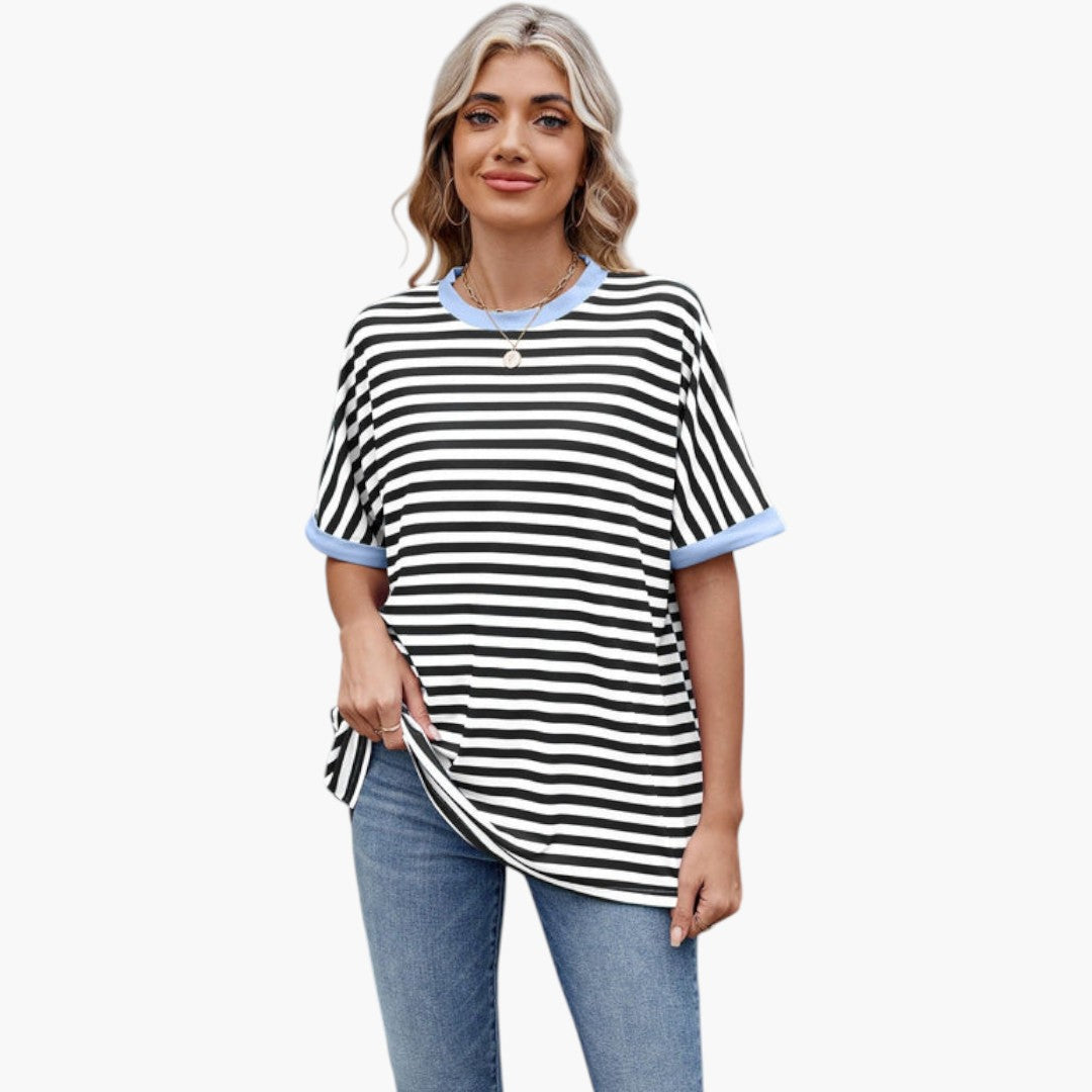 Women's Casual Striped T-Shirt for Everyday Style