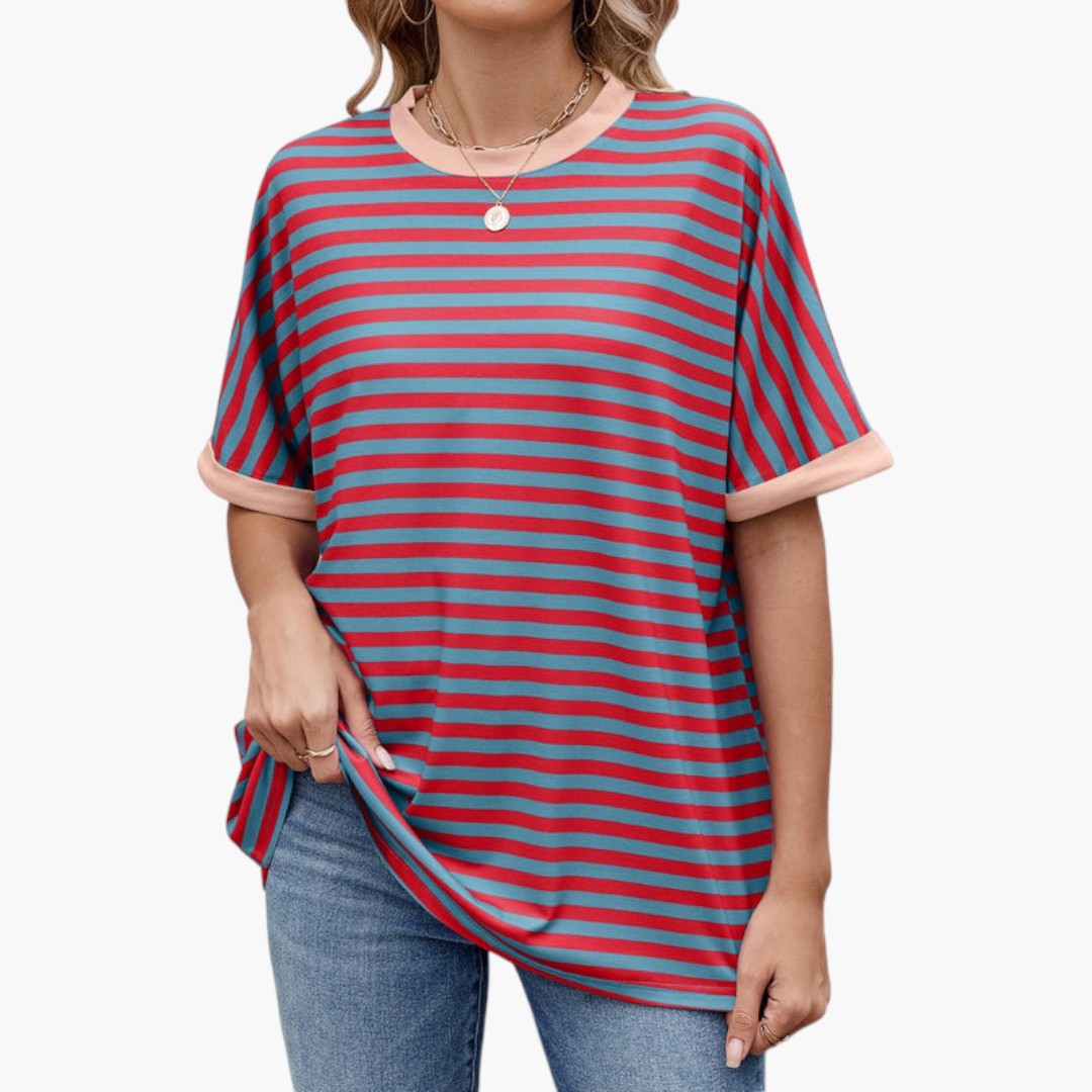 Women's Casual Striped T-Shirt for Everyday Style