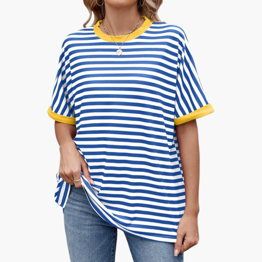 Women's Casual Striped T-Shirt for Everyday Style