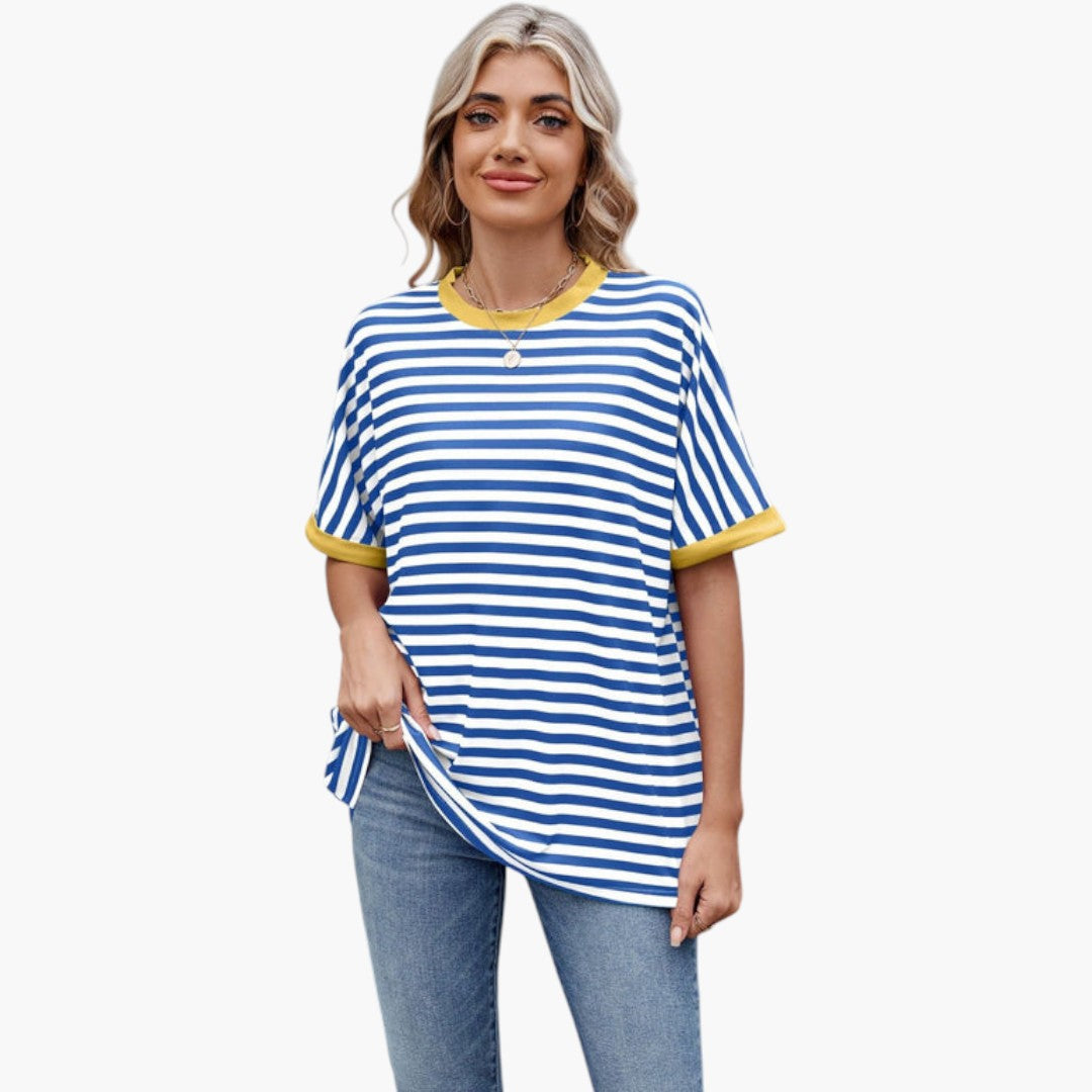 Women's Casual Striped T-Shirt for Everyday Style