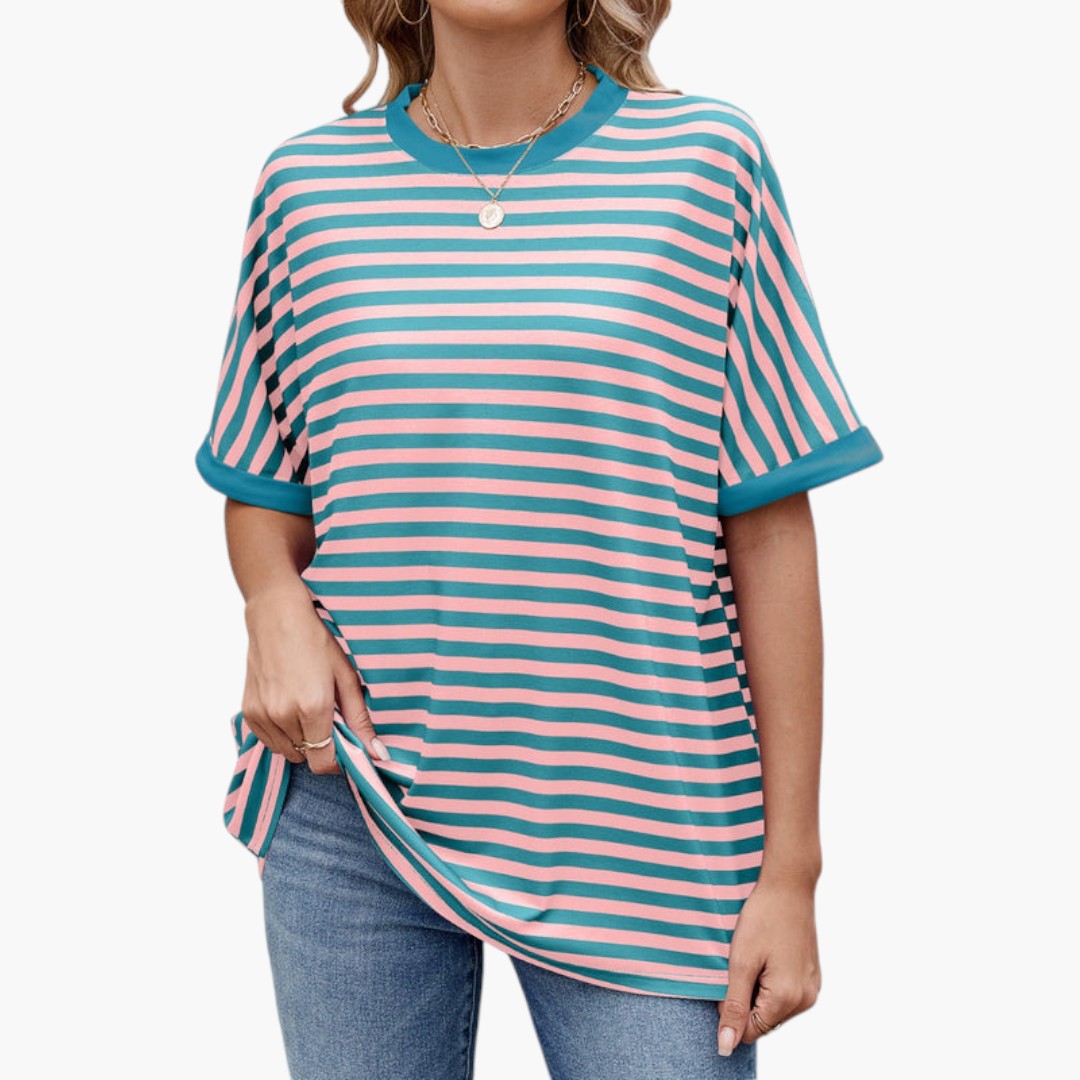 Women's Casual Striped T-Shirt for Everyday Style
