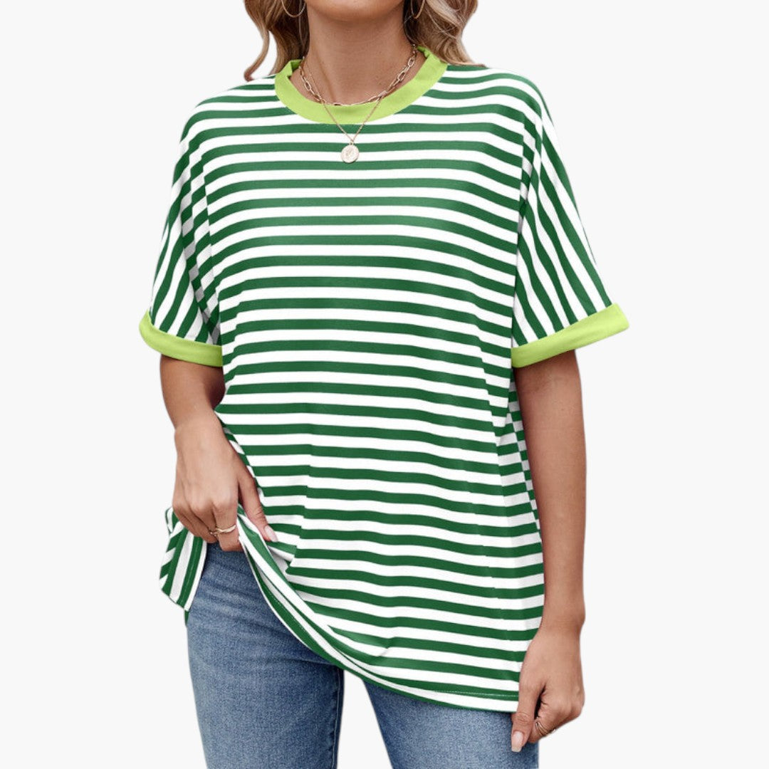 Women's Casual Striped T-Shirt for Everyday Style