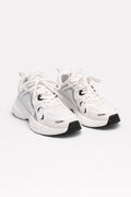 Women's Chunky Sole Sneakers with Contrasting Panels
