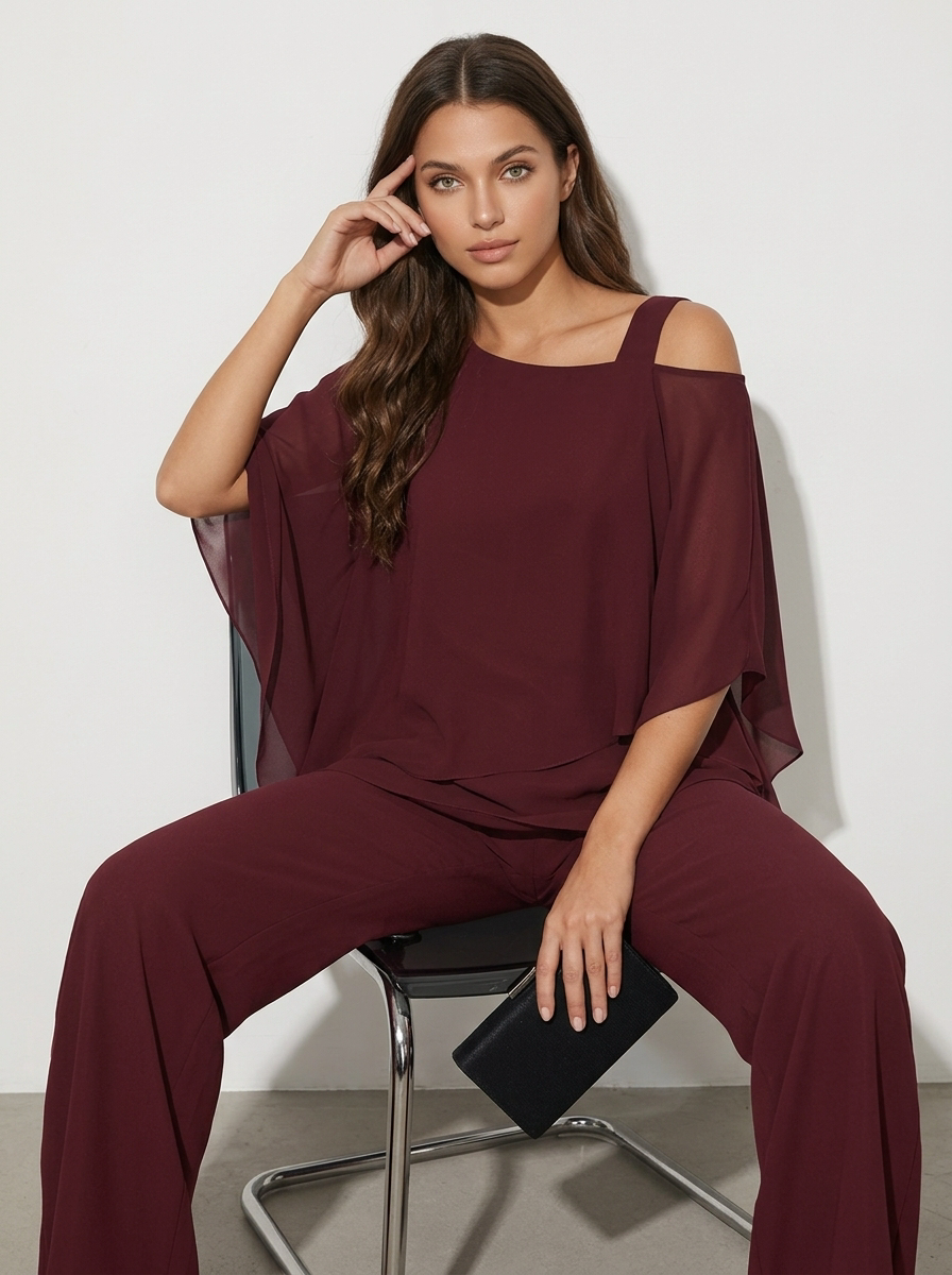 Women's Elegant Chiffon Set