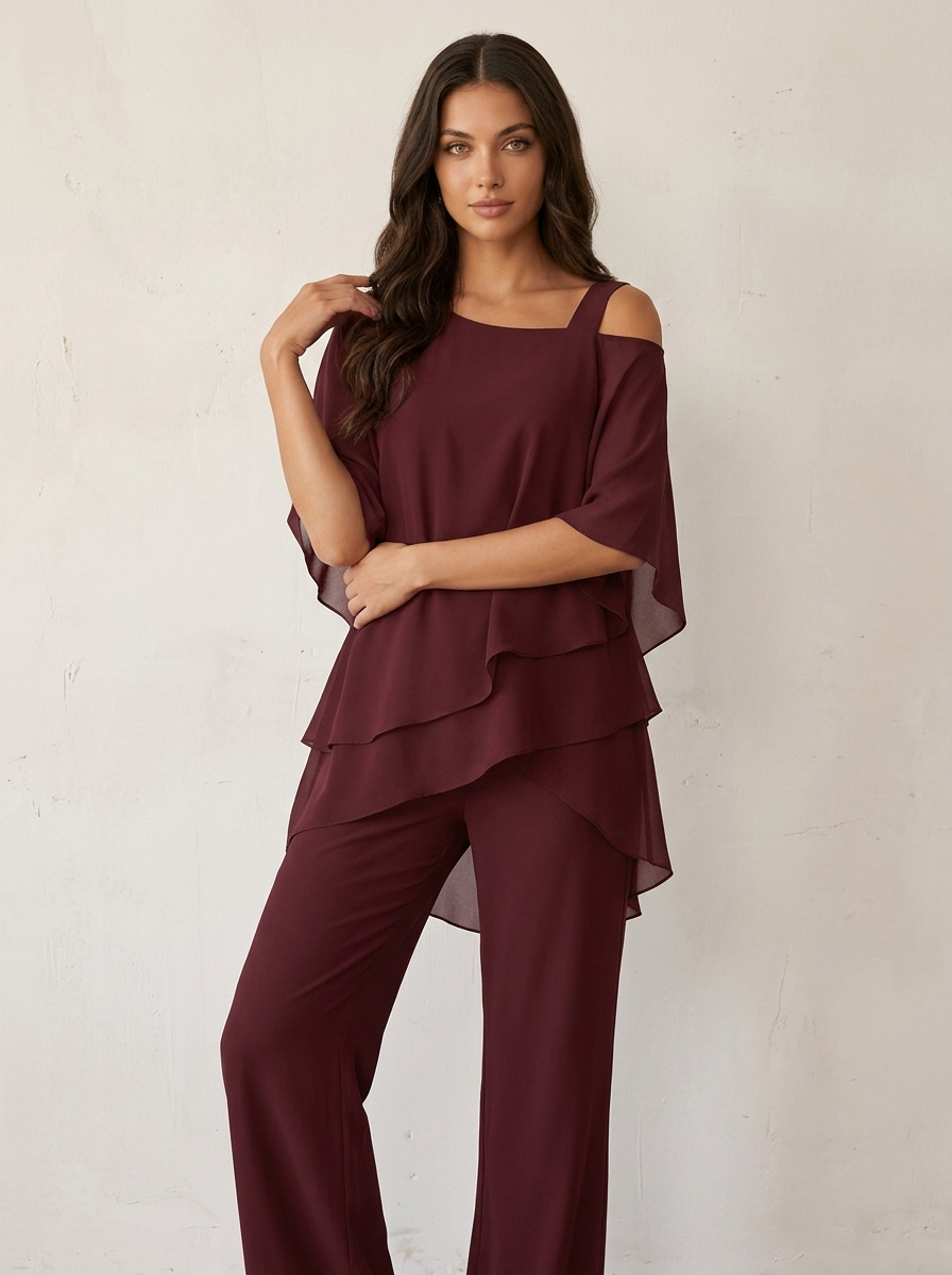 Women's Elegant Chiffon Set