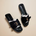 Women's Elegant Flat Slippers for Comfort and Style