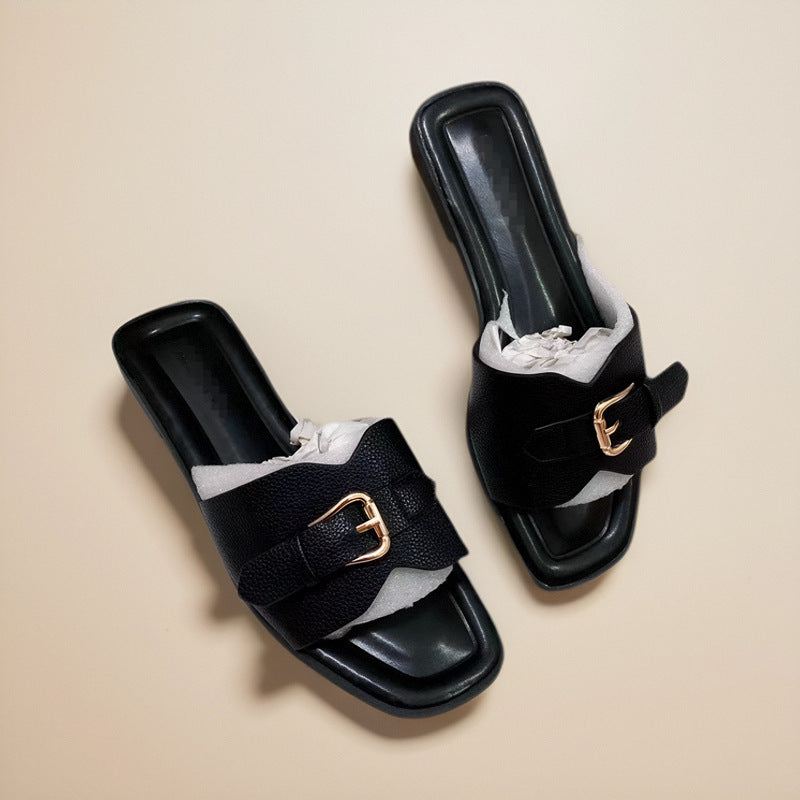 Women's Elegant Flat Slippers for Comfort and Style