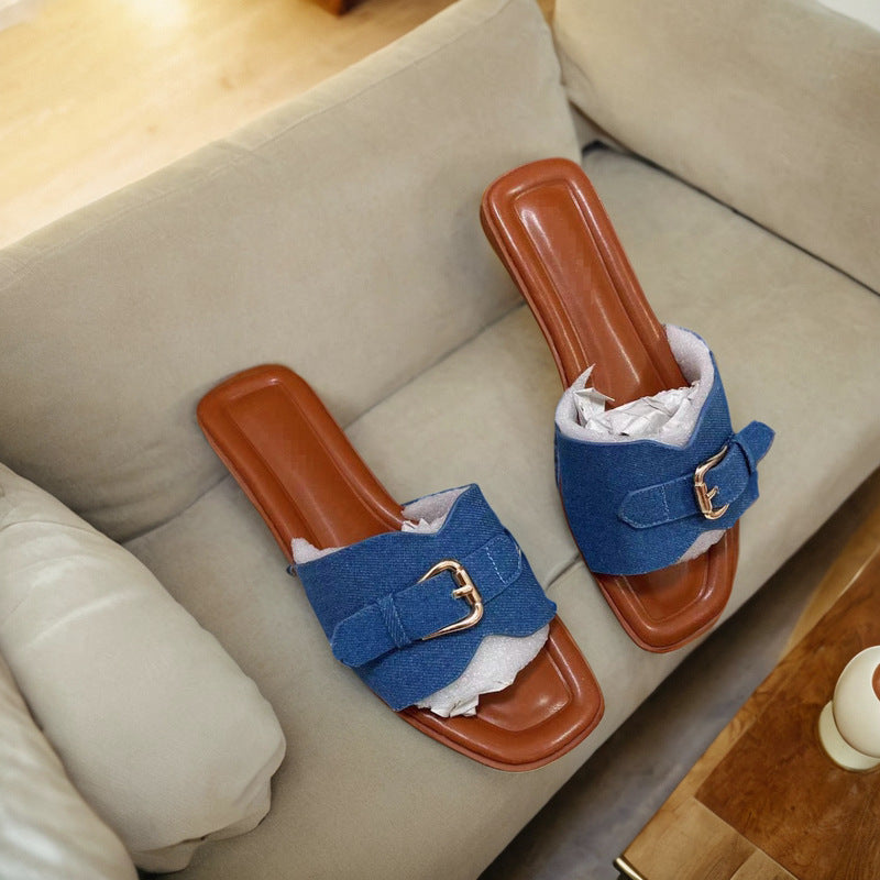 Women's Elegant Flat Slippers for Comfort and Style