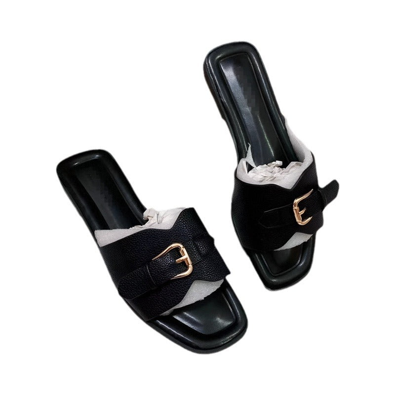 Women's Elegant Flat Slippers for Comfort and Style