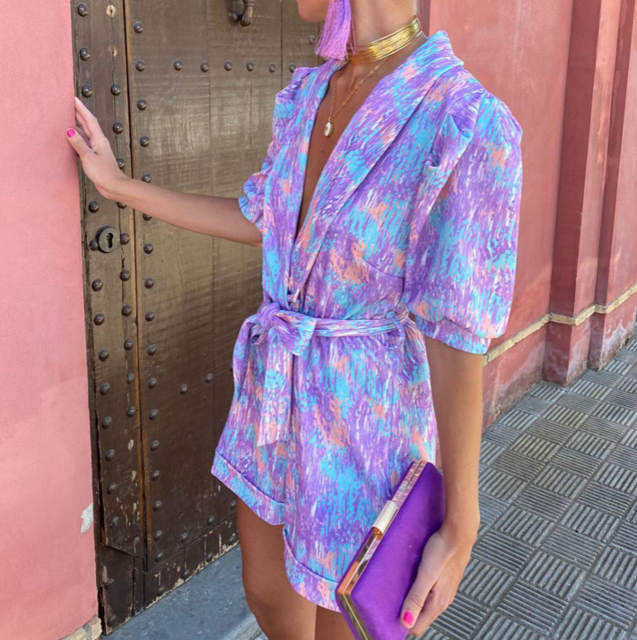 Women's Elegant Jumpsuit with Belt for Versatile Styling