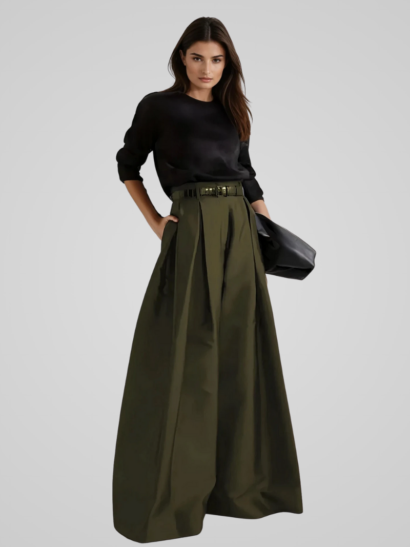 Women's Elegant Maxi Skirt-Pants