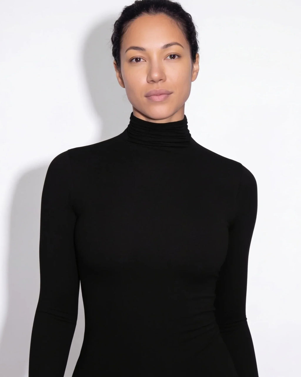 Women's Fitted Long-Sleeve Turtleneck Top 8