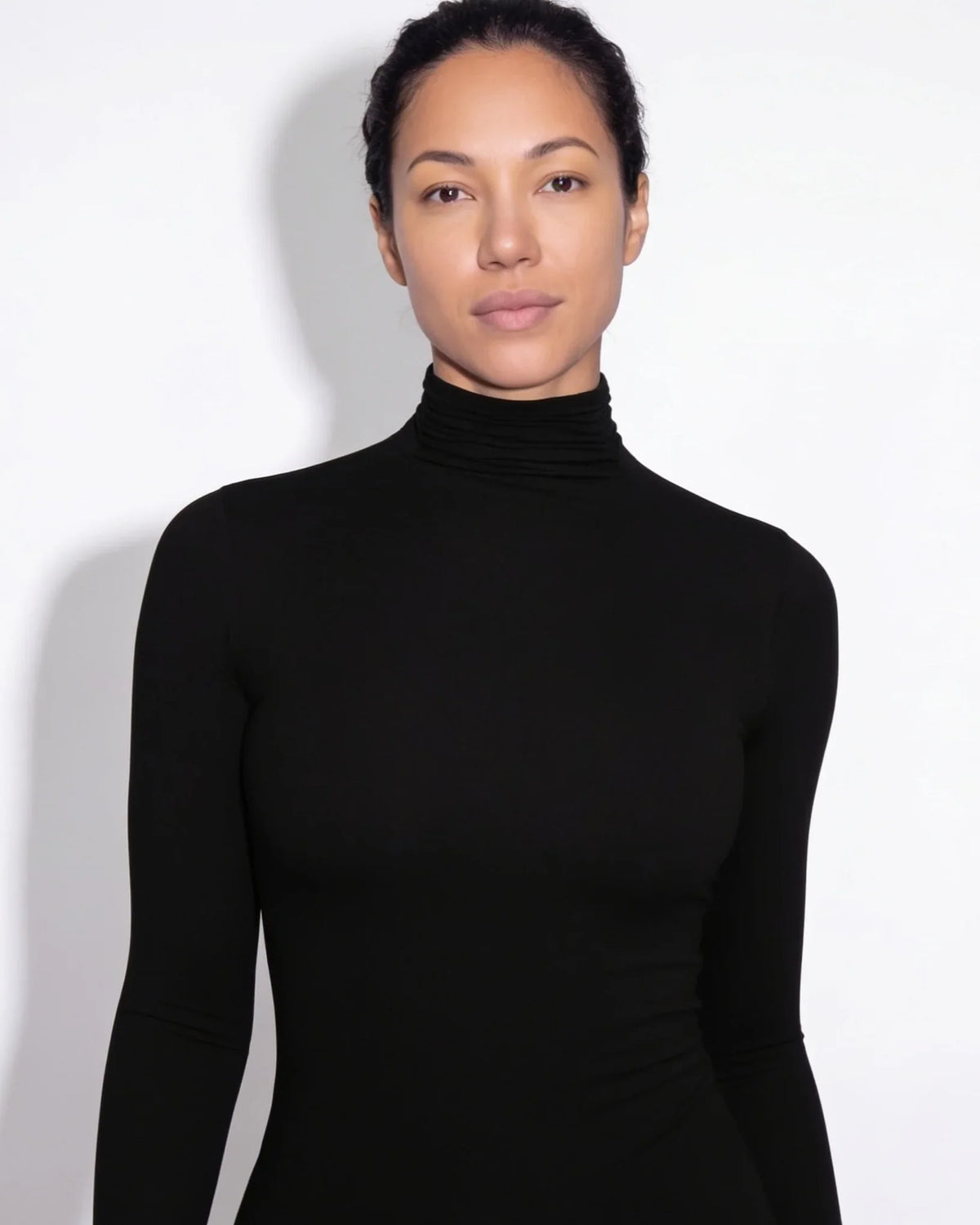 Women's Fitted Long-Sleeve Turtleneck Top 8