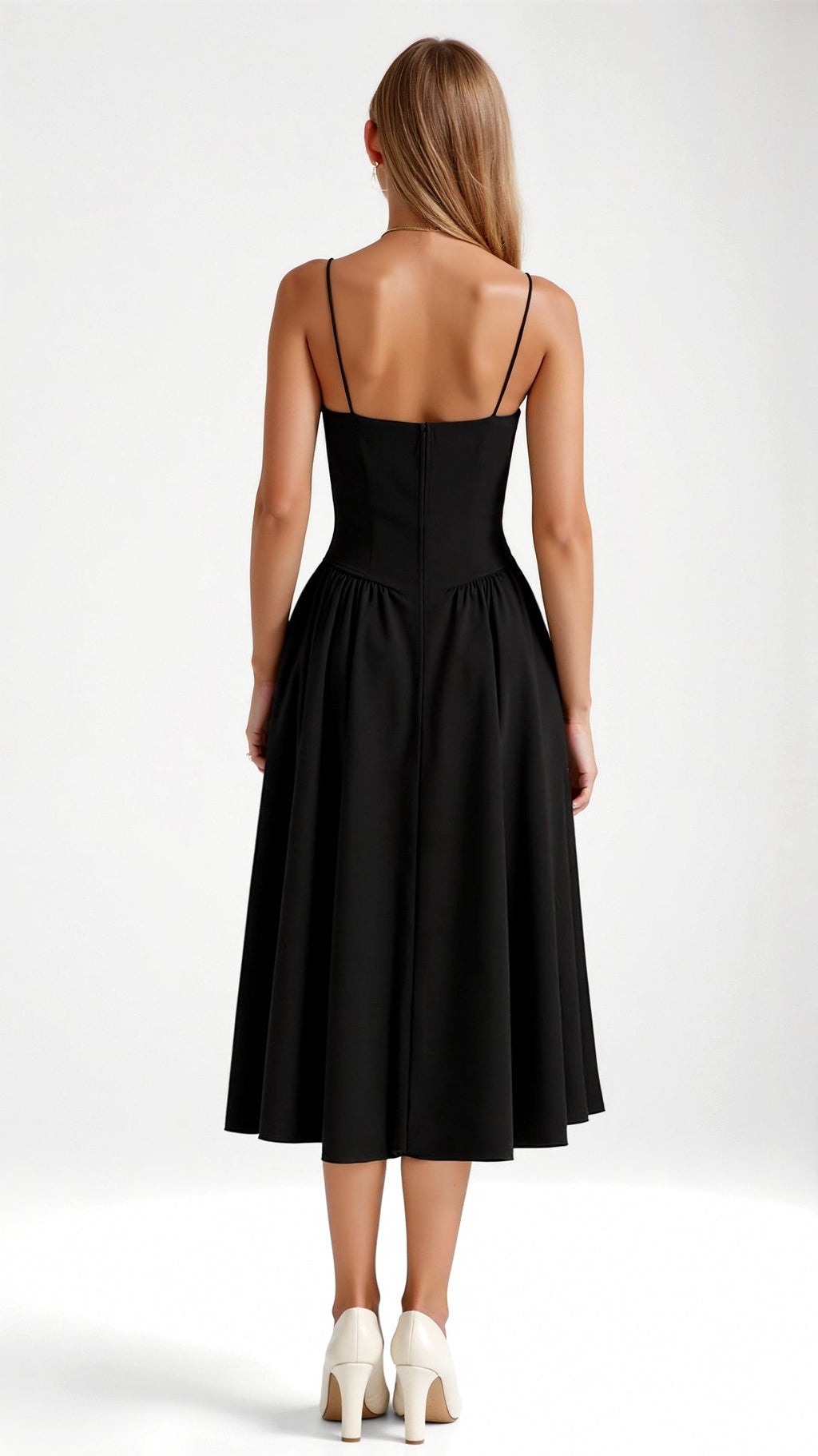 Women's Floral Corset Midi Dress for Summer Events