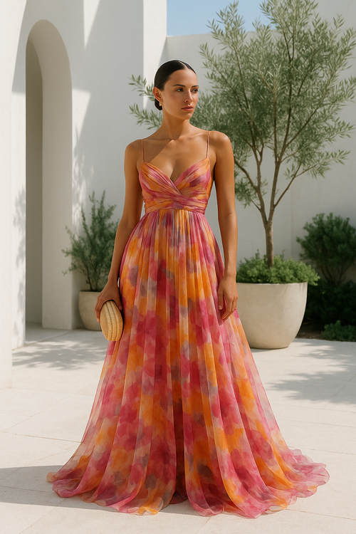 Women's Floral Maxi Dress for Effortless Summer Style