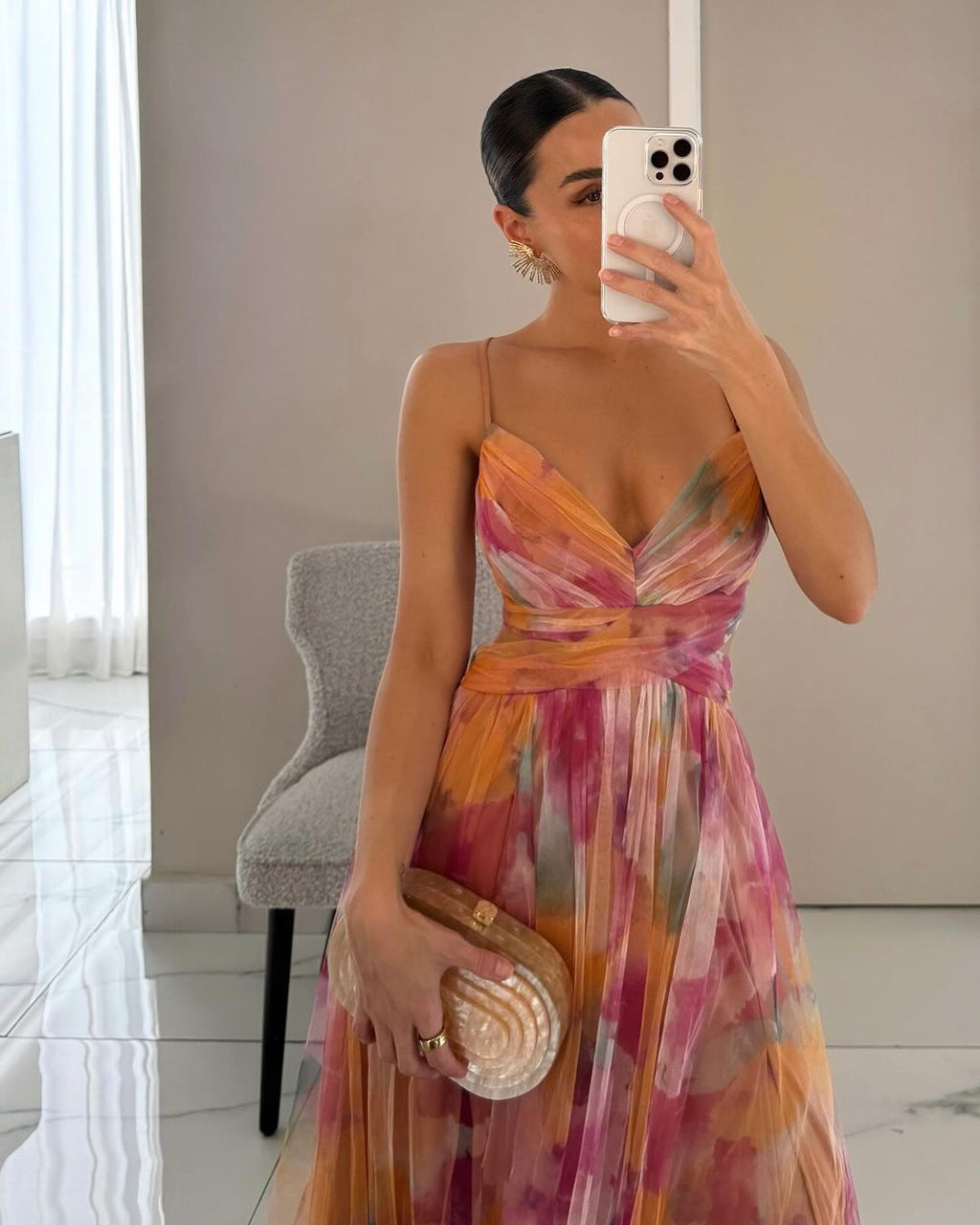 Women's Floral Maxi Dress for Effortless Summer Style