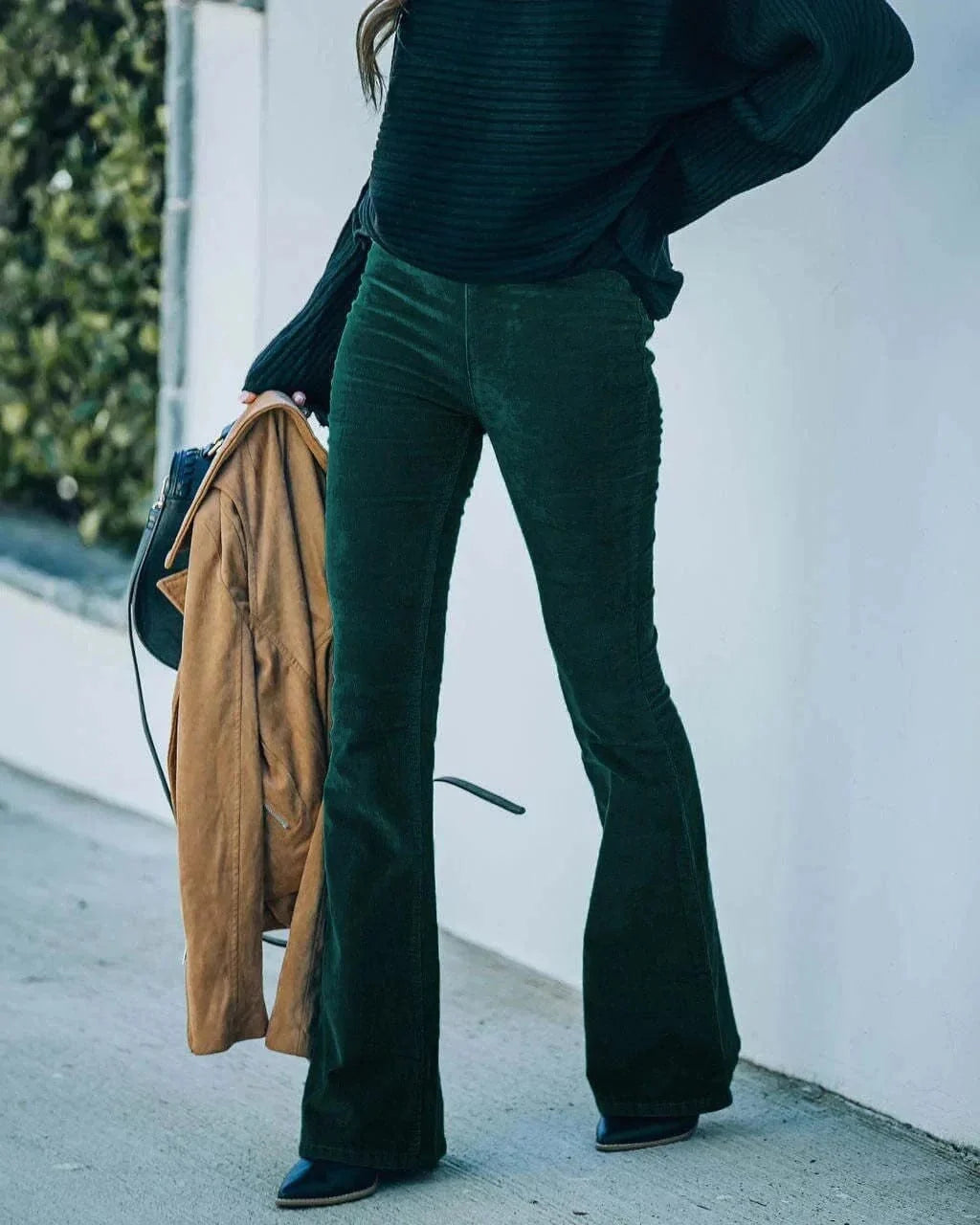 Women's High-Waisted Flare Pants for Chic Style 6