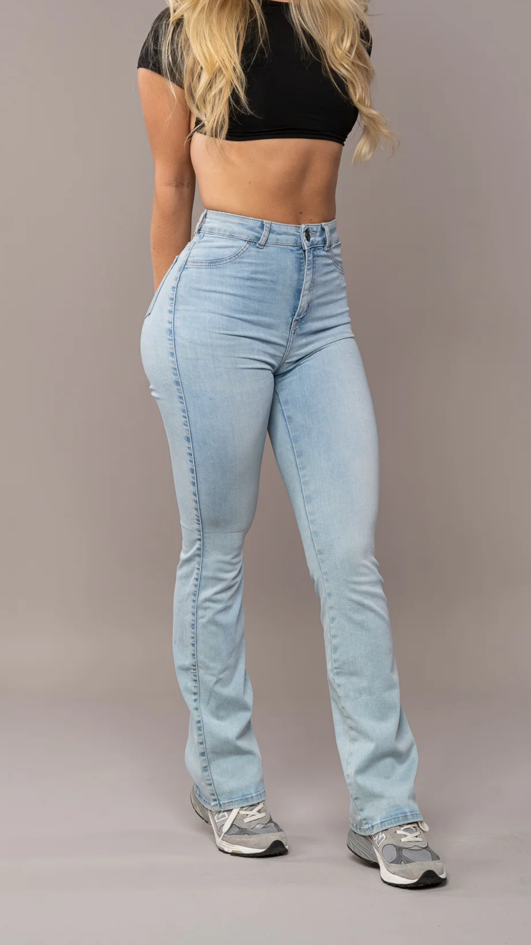 Women's High Waist Flare Jeans
