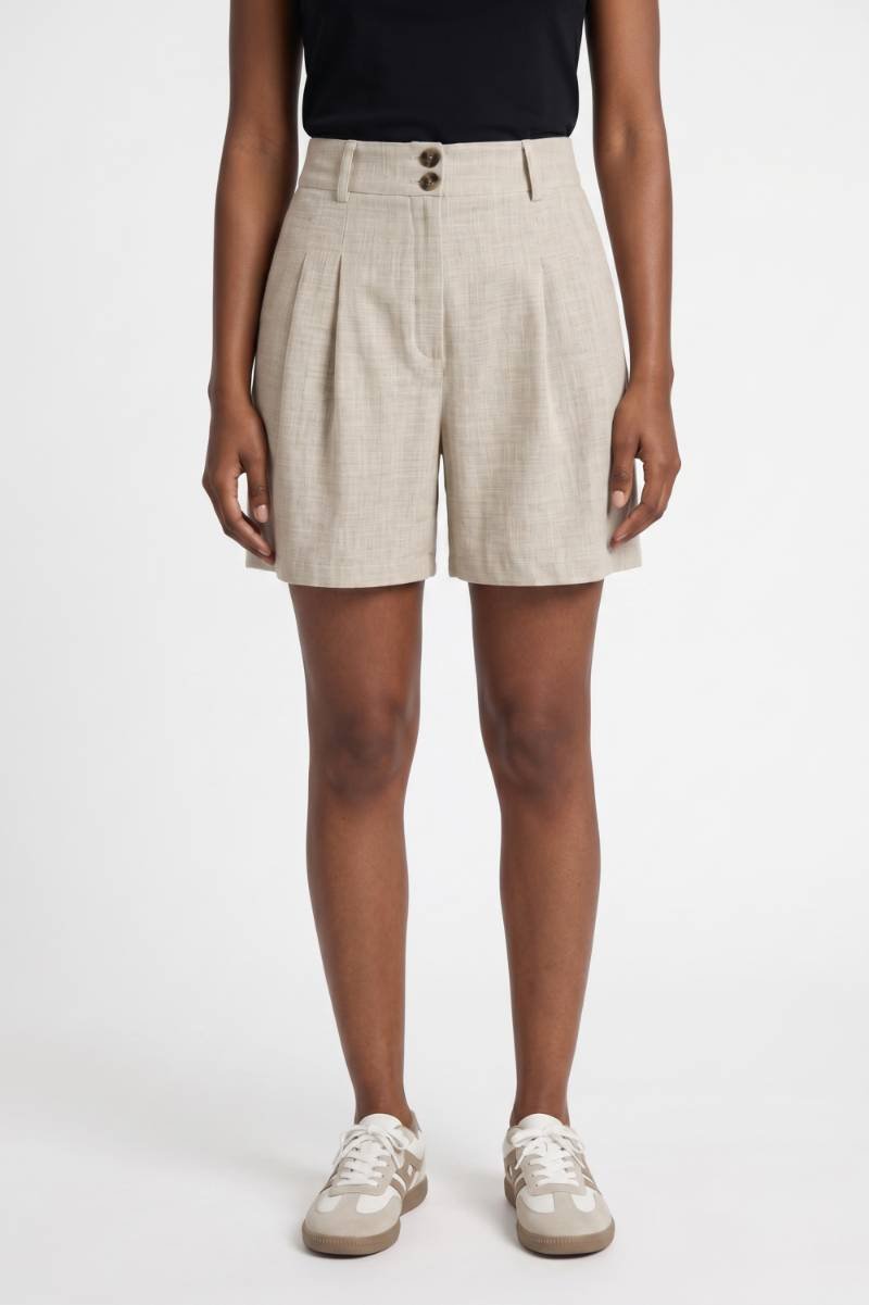 Women's High Waist Shorts with Side Pockets