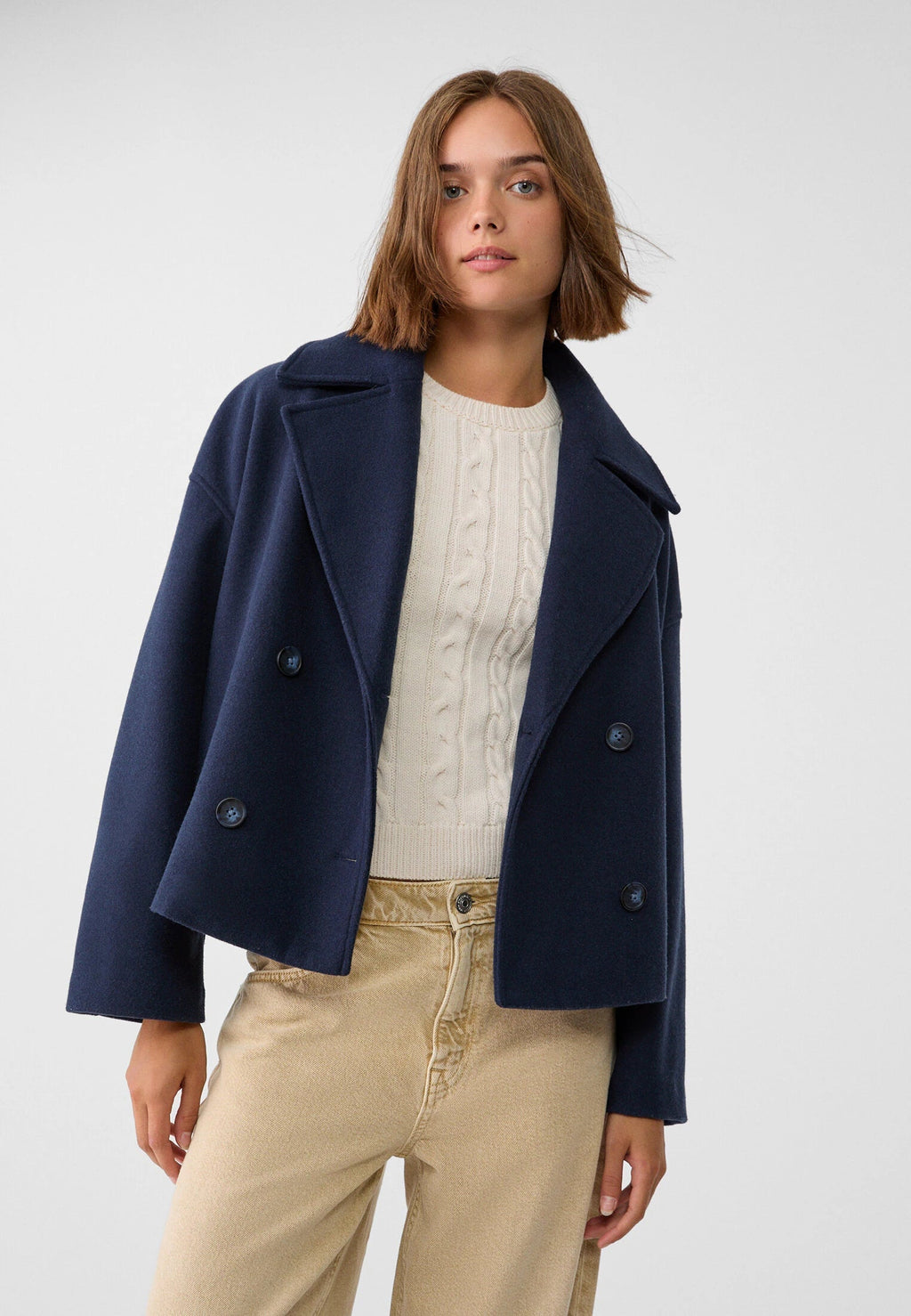 Women's Double Breasted Coat – Timeless Stylish Outerwear