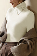 Women’s Knit Top – Seamless High Neck Design