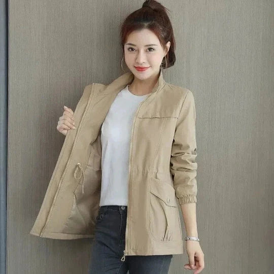 Women's Lightweight Waterproof Trench Coat 1