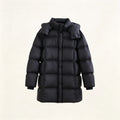 Women's Long Quilted Hooded Jacket