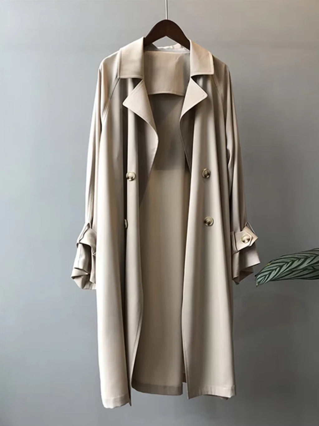 Women's Long Waterproof Trench Coat 1
