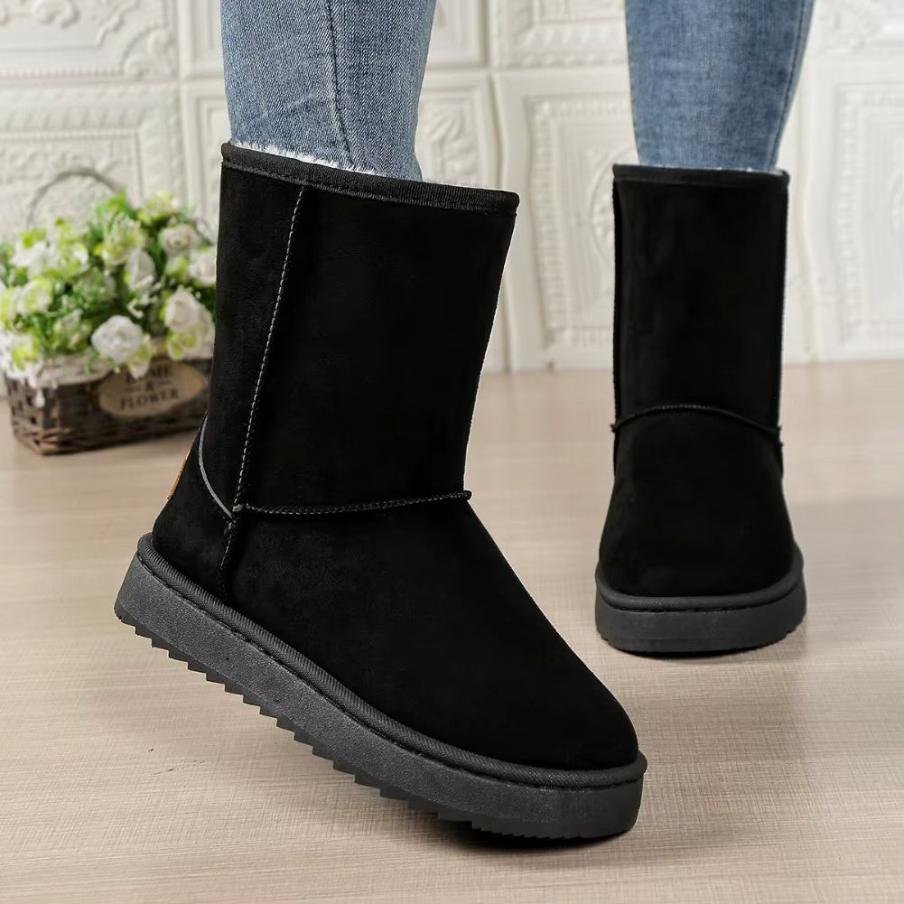 Women's Mid Calf Waterproof Winter Boots