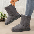 Women's Mid Calf Waterproof Winter Boots