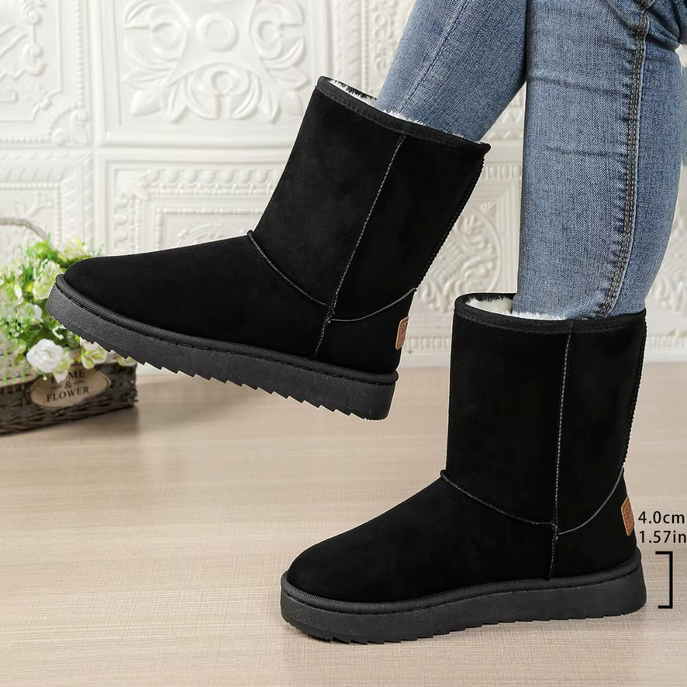 Women's Mid Calf Waterproof Winter Boots