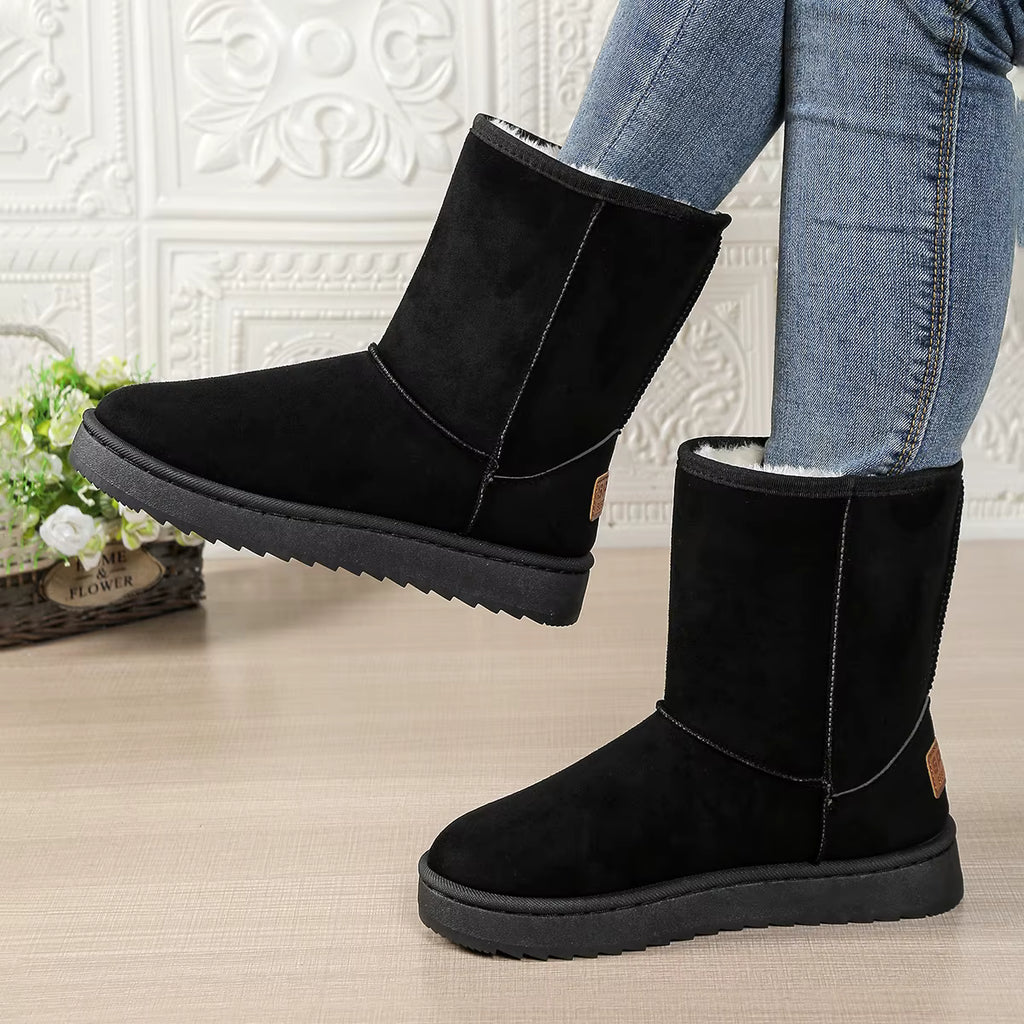 Women's Mid Calf Waterproof Winter Boots