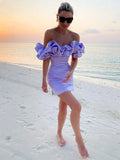 Women's Off-Shoulder Evening Dress
