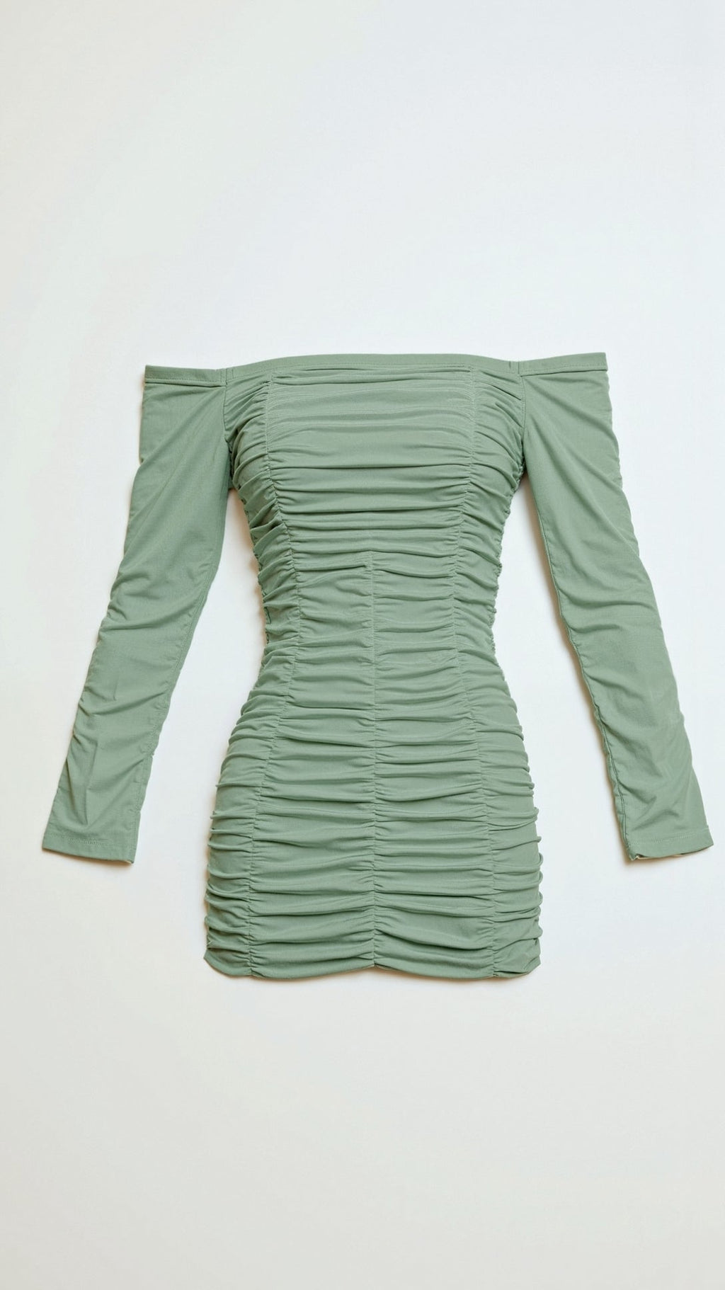 Women's Off-Shoulder Pleated Mini Dress