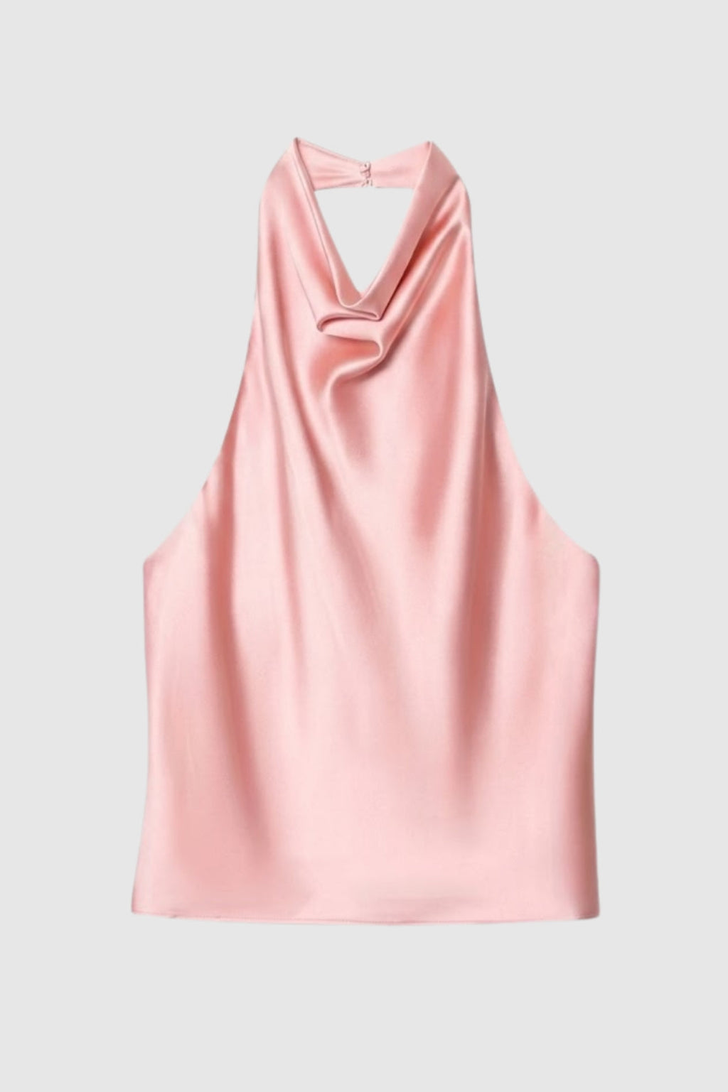 Women's Open Back Halter Top - Elegant Going Out Tops