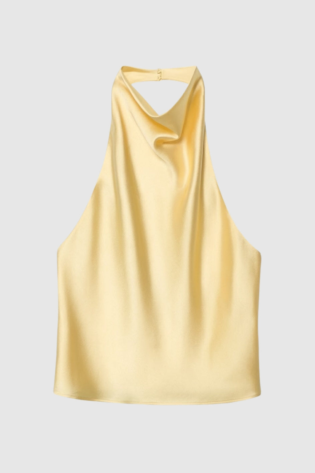 Women's Open Back Halter Top - Elegant Going Out Tops