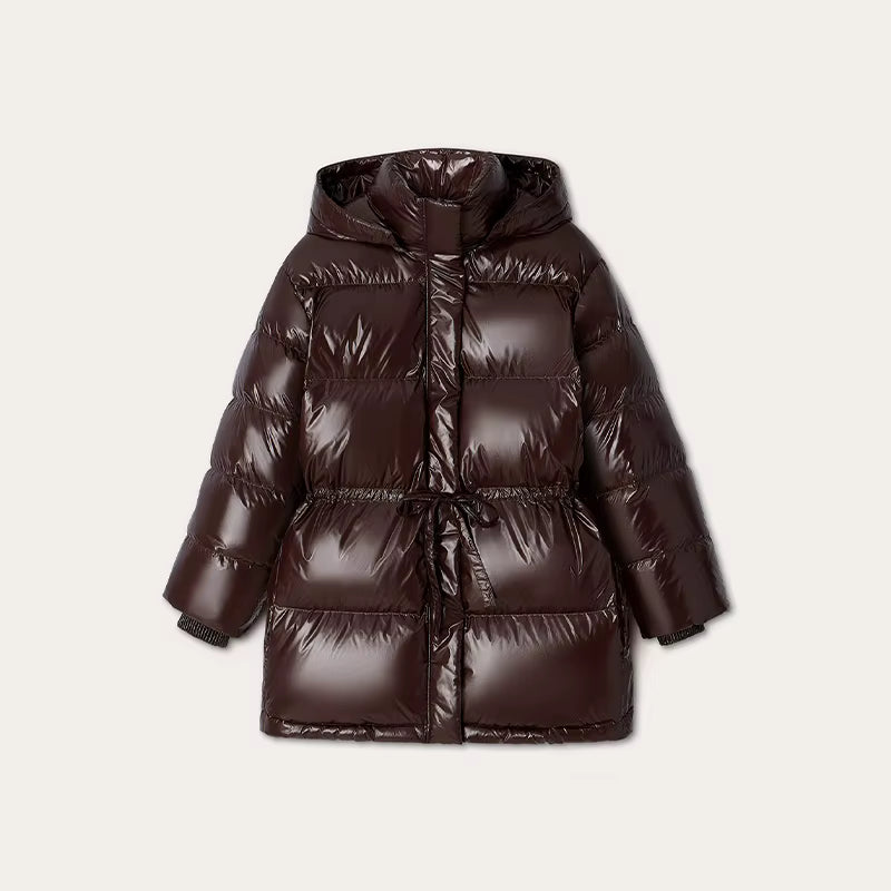 Women's Oversize Hooded Puffer Coat for Winter Wear