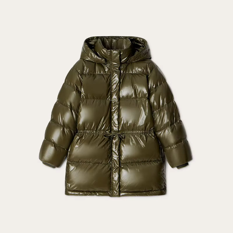 Women's Oversize Hooded Puffer Coat for Winter Wear