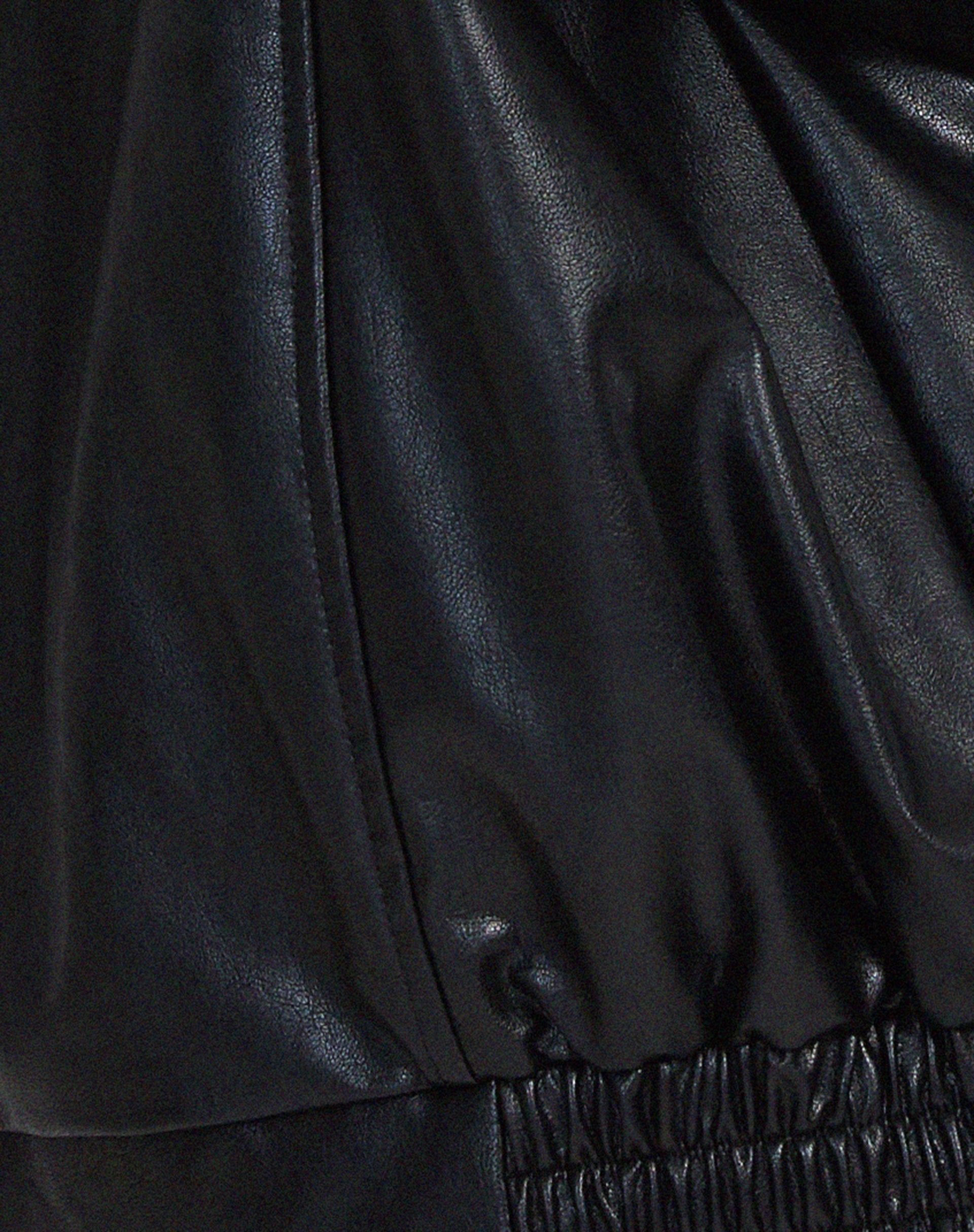 Women's Oversized Leather Jacket