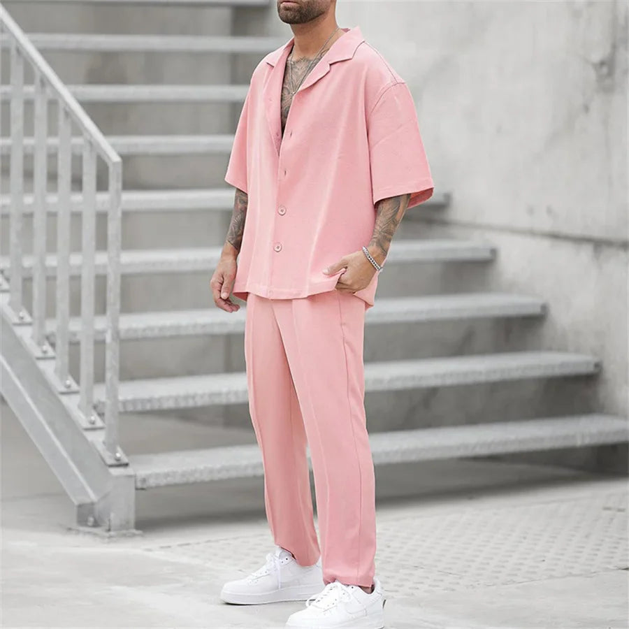 Men's Oversized Loungewear Summer Set