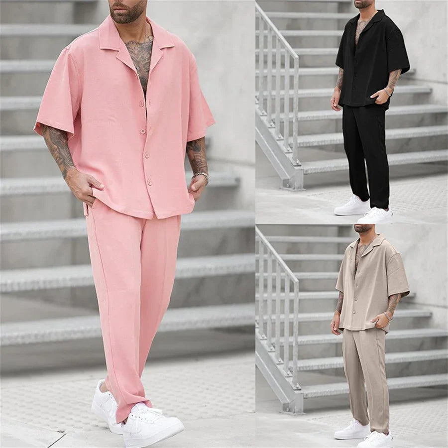 Men's Oversized Loungewear Summer Set