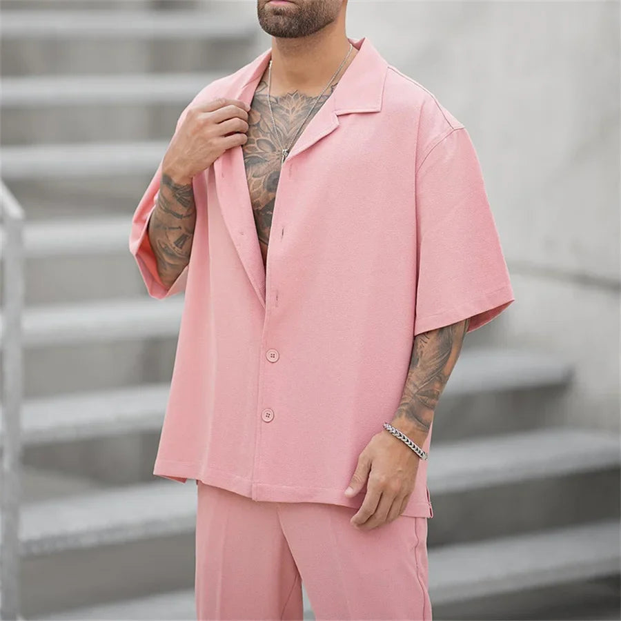 Men's Oversized Loungewear Summer Set