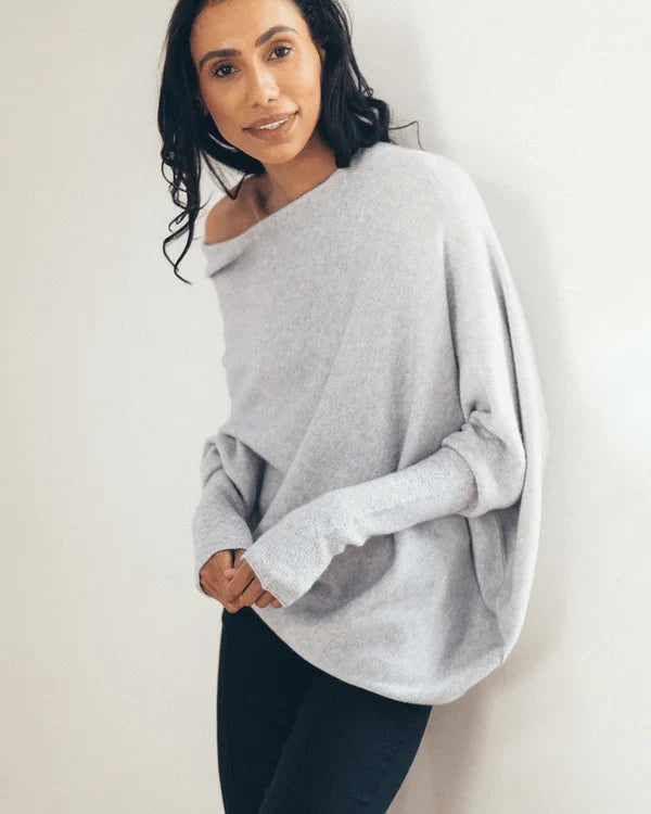 Women's Oversized Off-Shoulder Winter Sweater 4