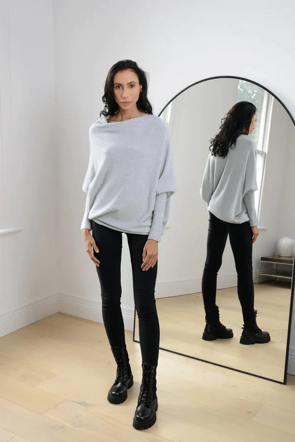 Women's Oversized Off-Shoulder Winter Sweater 6