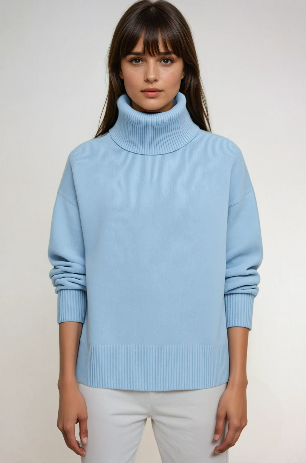 Women's Oversized Turtleneck Sweater