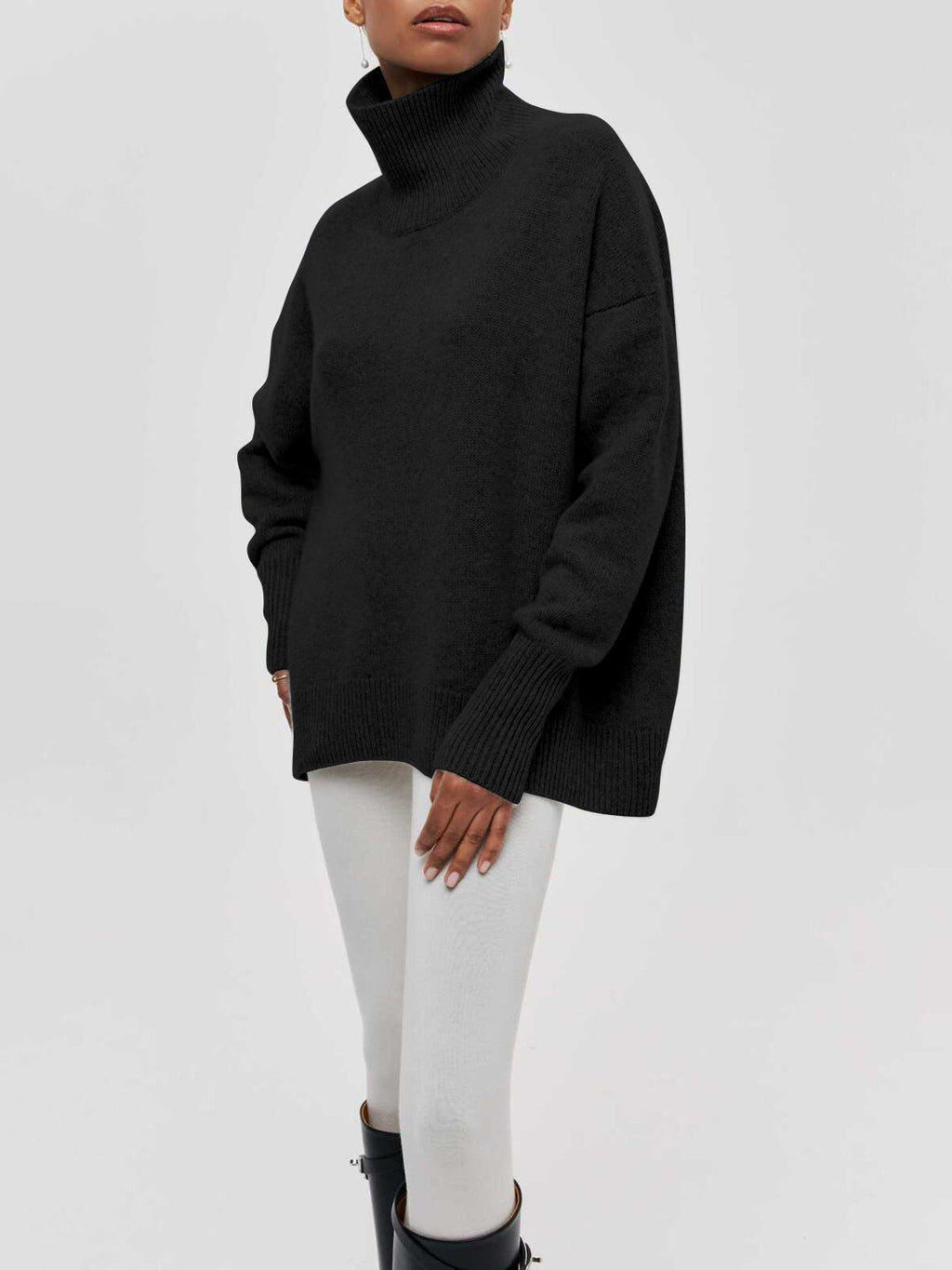 Women's Oversized Turtleneck Sweater