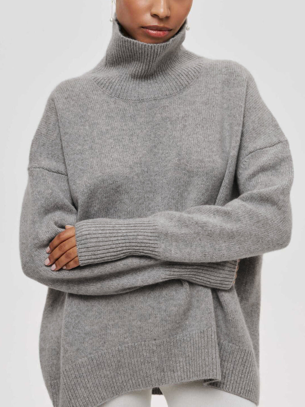 Women's Oversized Turtleneck Sweater