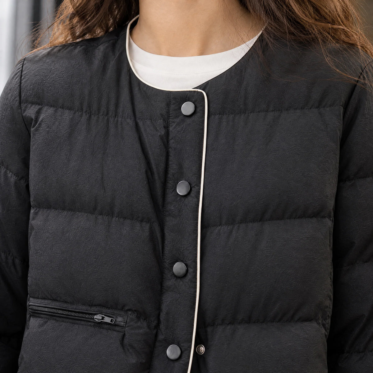 Women's Quilted Duck Down Puffer Jacket 1