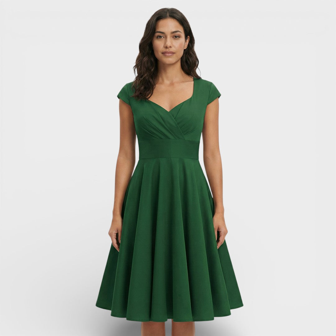 Women's Retro Midi Cocktail Dress for Various Occasions